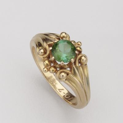Georg Jensen 18kt Tourmaline Ring No 275