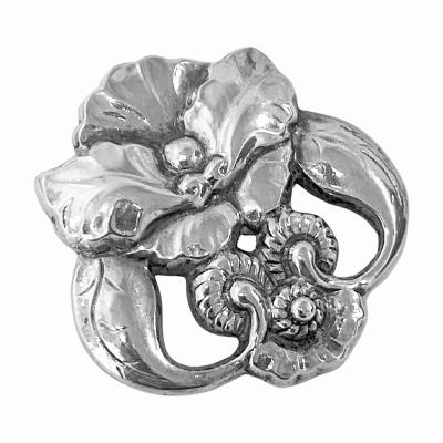 Georg Jensen Antique Georg Jensen early Brooch 830 std C 1927