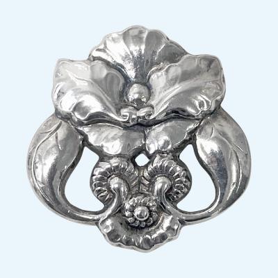 Georg Jensen Antique Georg Jensen early Brooch 830 std C 1927