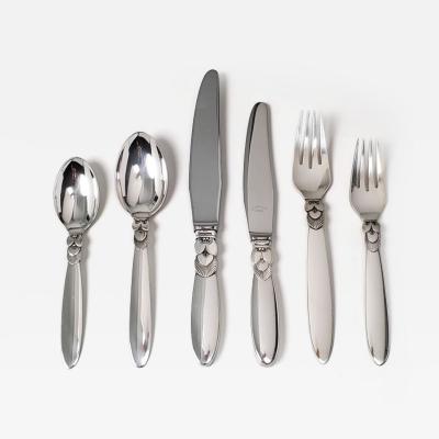 Georg Jensen Cactus 6 Piece place Setting Service for 24
