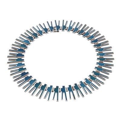 Georg Jensen GEORG JENSEN CERULEAN COLORED ENAMEL NECKLACE BY BENTE BONNE NO 120