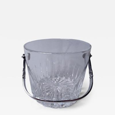 Georg Jensen Georg Jensen Acorn Modern Sterling Silver Cut Crystal Ice Bucket