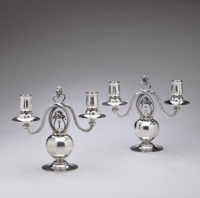 Georg Jensen Georg Jensen Candlesticks No 324