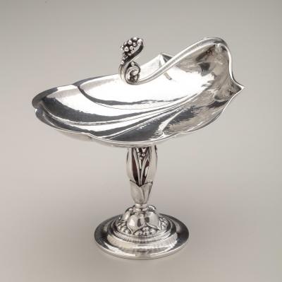 Georg Jensen Georg Jensen Candy Dish Footed Compote No 285A Shell Motif