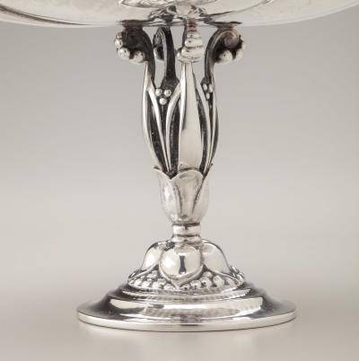 Georg Jensen Georg Jensen Candy Dish Footed Compote No 285A Shell Motif