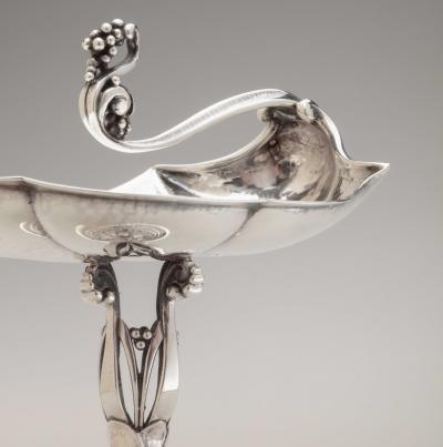 Georg Jensen Georg Jensen Candy Dish Footed Compote No 285A Shell Motif