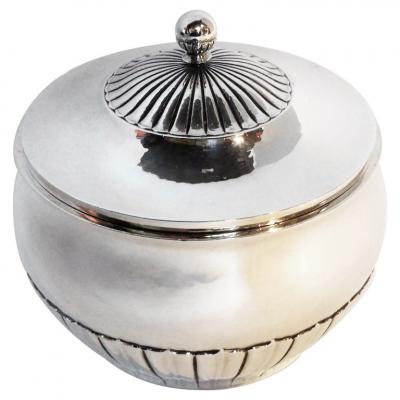 Georg Jensen Georg Jensen Covered Sugar Bowl Early Johan Rohde Design
