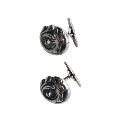 Georg Jensen Georg Jensen Cufflinks No 14 features a Fish Motif