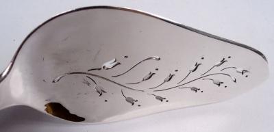 Georg Jensen Georg Jensen Danish Modern Sterling Silver Fish Serving Pair