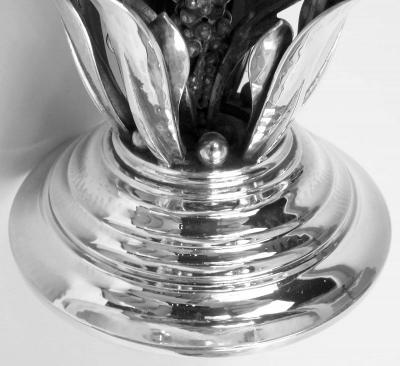 Georg Jensen Georg Jensen Danish Modern Sterling Silver Footed Bowl