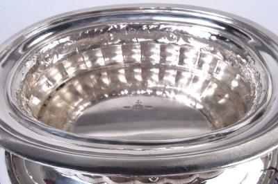 Georg Jensen Georg Jensen Danish Modern Sterling Silver Grape Centerpiece Bowl