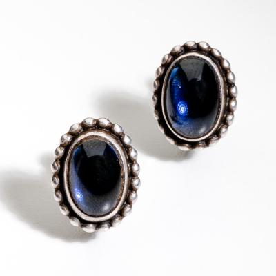 Georg Jensen Georg Jensen Earrings No 59 with Spectrolite