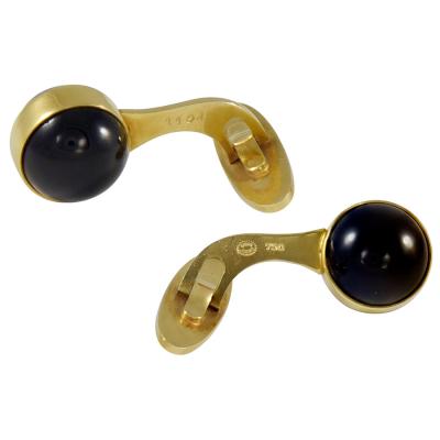 Georg Jensen Georg Jensen Gold Cufflinks No 1104 with Onyx