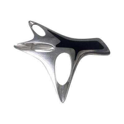 Georg Jensen Georg Jensen Henning Koppel Enamel Brooch circa 1960