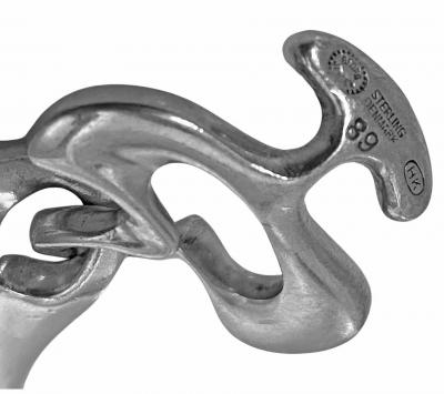 Georg Jensen Georg Jensen Henning Koppel Sterling Silver Bracelet Amoeba 89