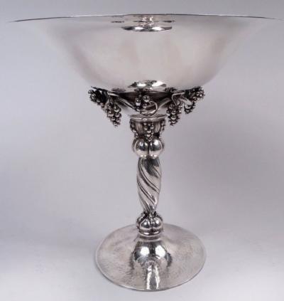 Georg Jensen Georg Jensen Large Danish Modern Centerpiece Tazza Compote