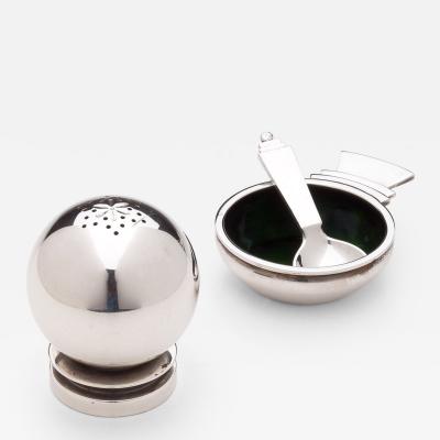 Georg Jensen Georg Jensen Salt Celler No 15 Pepper Shaker No 632 in Pyramid