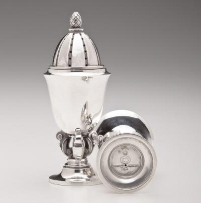 Georg Jensen Georg Jensen Salt Pepper Shakers No 741 in Acorn