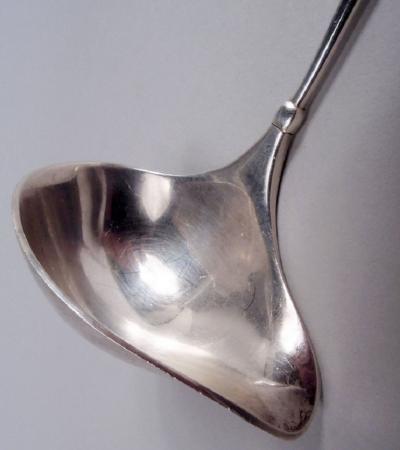 Georg Jensen Georg Jensen Sauce Ladle in Rare Ornamental Pattern No 23