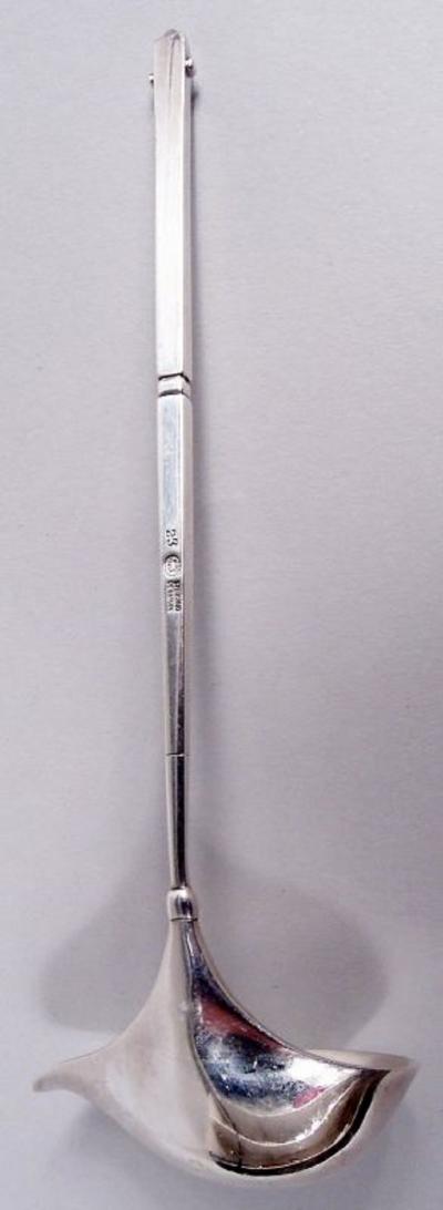 Georg Jensen Georg Jensen Sauce Ladle in Rare Ornamental Pattern No 23