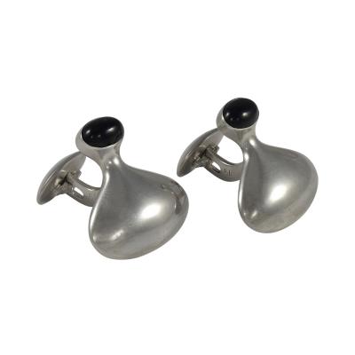 Georg Jensen Georg Jensen Sterling Cufflinks No 79 with Onyx