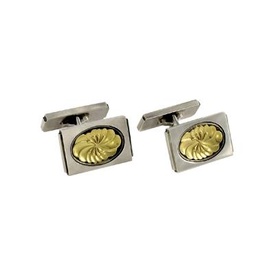 Georg Jensen Georg Jensen Sterling Gold Cufflinks No 59A