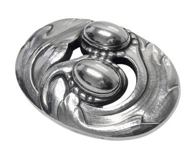 Georg Jensen Georg Jensen Sterling Silver Blossom Pin C 1950 design No 7