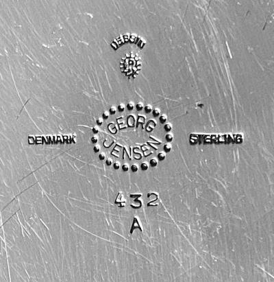 Georg Jensen Georg Jensen Sterling Silver Jug C 1950 designed by Johan Rohde