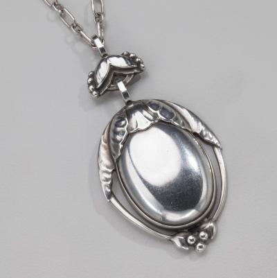 Georg Jensen Georg Jensen Sterling Silver Pendant No 54B with original chain