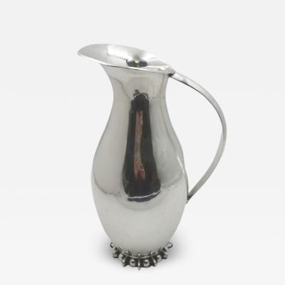 Georg Jensen Georg Jensen Style Sterling Silver Pitcher in Mid Century Modern Style