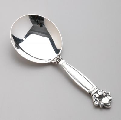 Georg Jensen Georg Jensen Sugar Spoon No 171 in Acorn