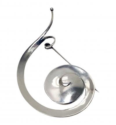 Georg Jensen Georg Jensen Vivianna Torun Sterling large Pram Brooch No 392