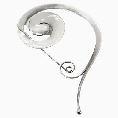 Georg Jensen Georg Jensen Vivianna Torun Sterling large Pram Brooch No 392