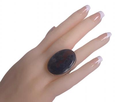 Georg Jensen George Jensen Sterling Silver bloodstone agate Ring C 1960
