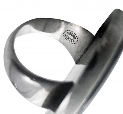 Georg Jensen George Jensen Sterling Silver bloodstone agate Ring C 1960