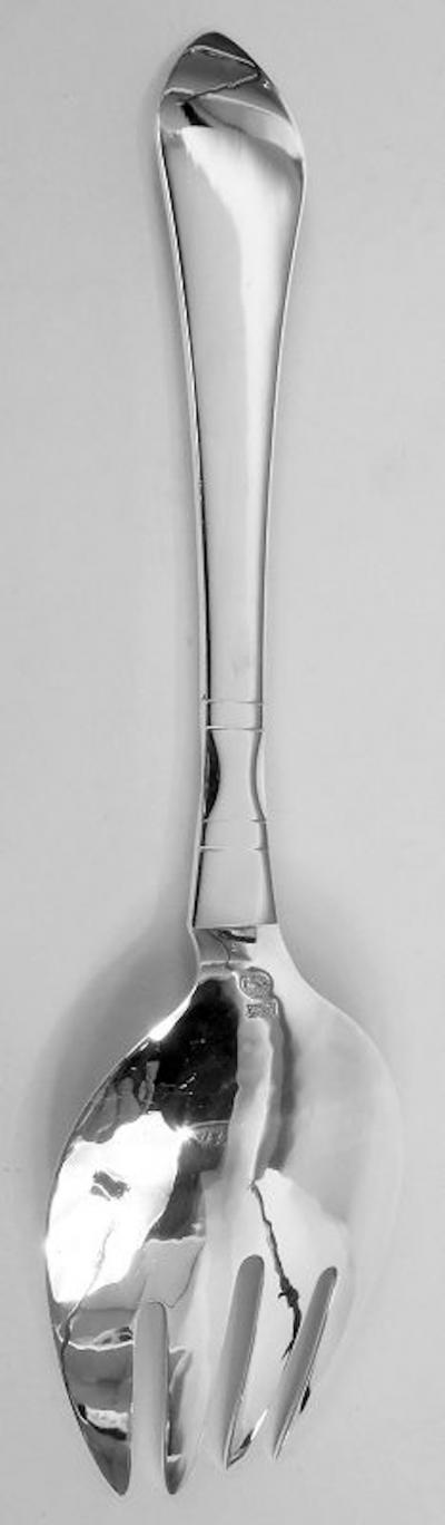 Georg Jensen Pair of Georg Jensen Continental Danish Sterling Silver Salad Servers