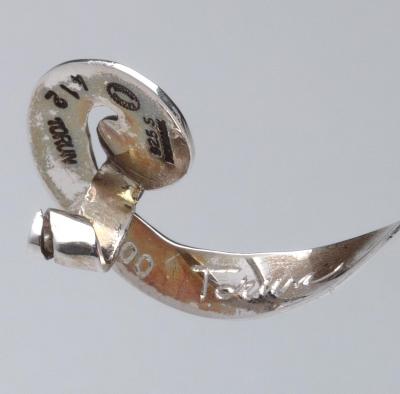 Georg Jensen Vintage Georg Jensen Brooch Sculpture 412