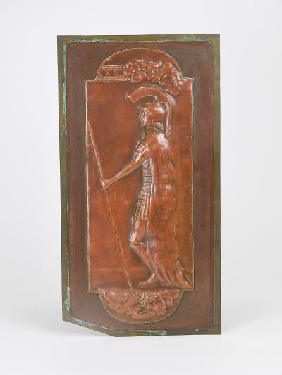 Georg Klimt Georg Klimt Vienna Secession Pair Art Nouveau Relief Panels Vienna 1900s