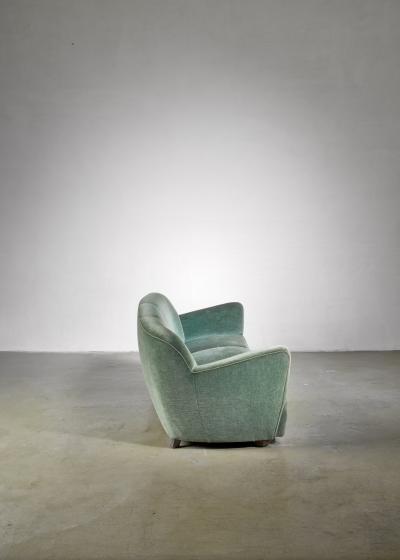 Georg Kofoed Georg Kofoed three seater sofa Denmark 1940s