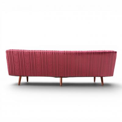 Georg Thams Georg Thams Mid Century Danish Teak Curved Sofa
