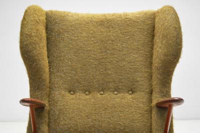 Georg Thams Model VP 37 Oak Lounge Chair by Georg Thams Denmark 1950s