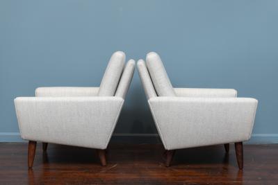 Georg Thams Scandinavian Modern Lounge Chairs by Georg Thams Model 64 1