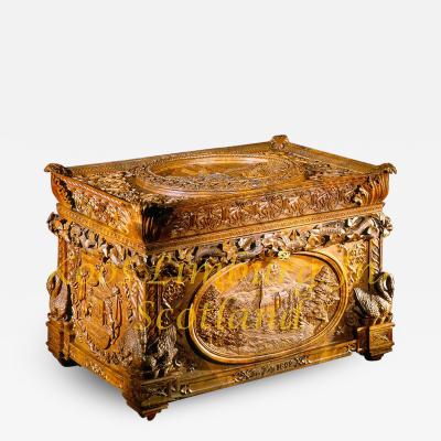 Georg Zwink A magnificent and historical very important Royal wedding casket