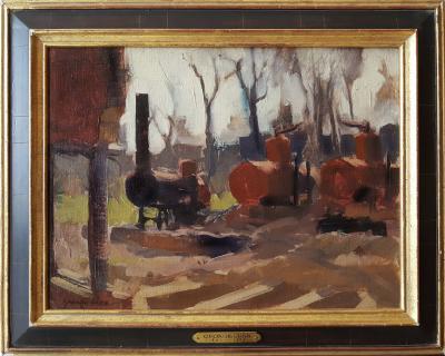 George Benjamin Luks Industrial Landscape