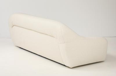 George Bighinello for Eurosalotto Attributed Sofa in Ivory Boucle Italy