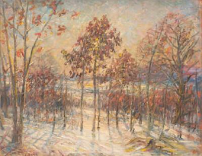 George Brainerd Burr EARLY WINTER DUSK