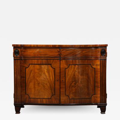 George Bullock A Serpentine Mahogany Commode