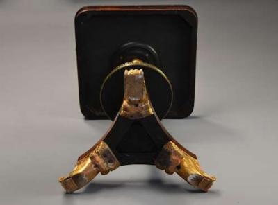 George Bullock Fine quality Regency rosewood two tier occasional table in the manner of Bullock