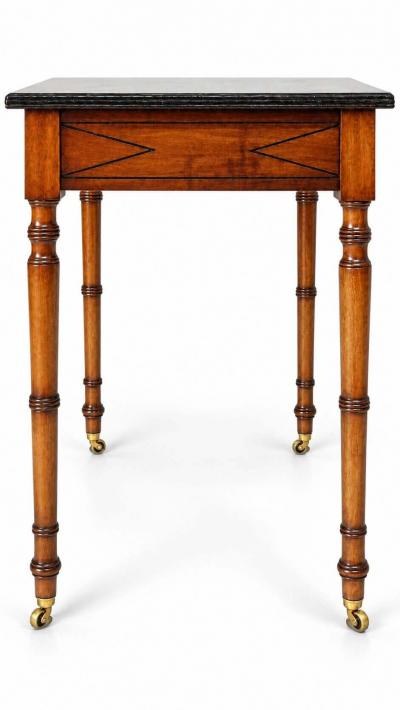 George Bullock George Bullock British Specimen Woods Inlaid Writing Table circa 1810