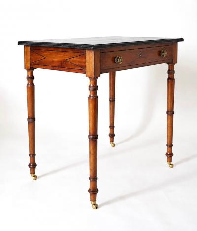 George Bullock George Bullock British Specimen Woods Inlaid Writing Table circa 1810
